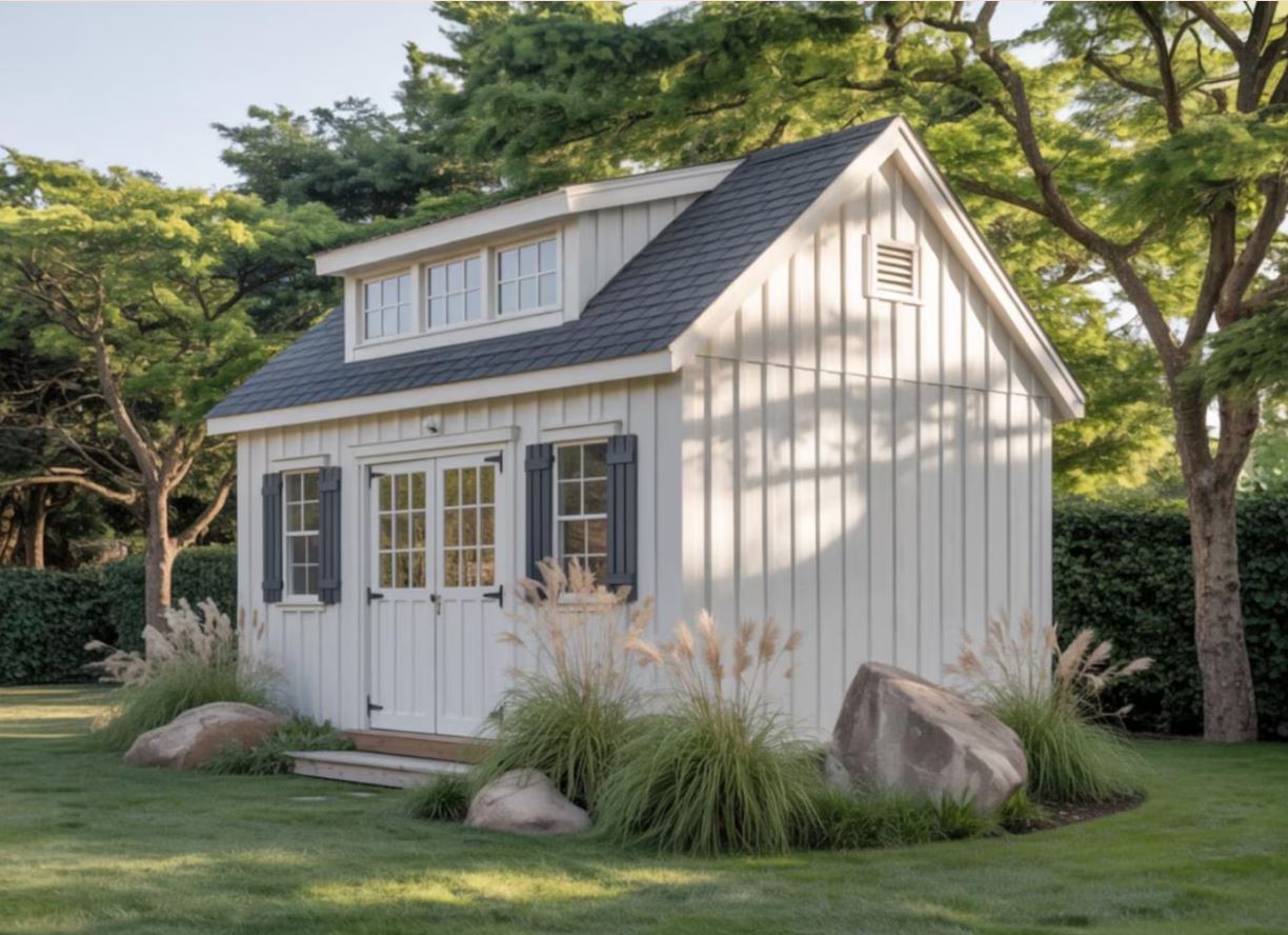 12x16 Garden Shed Plans with Loft (PDF)