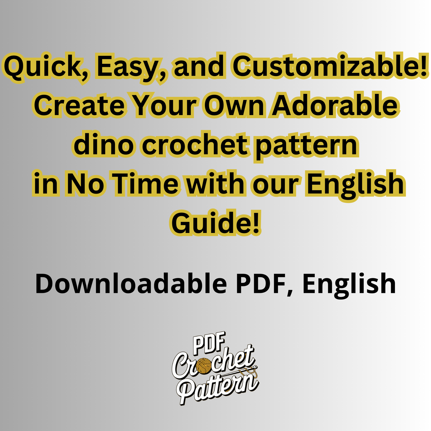 Dinosaur No-Sew Crochet Bundle