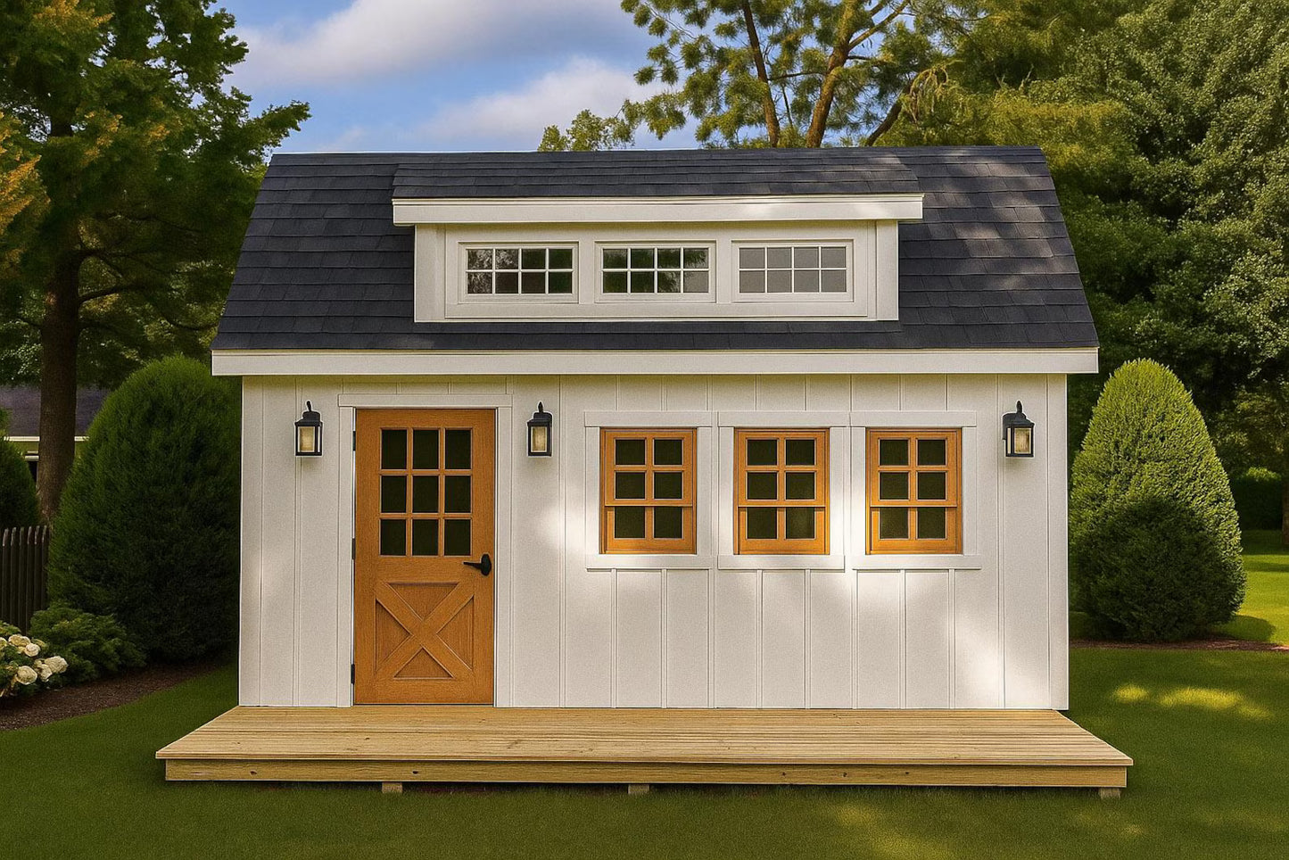 12x16 Garden Shed Plans With Loft (PDF)