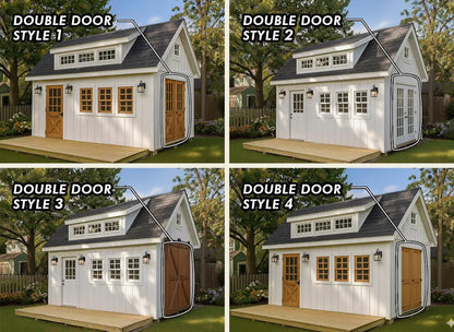 12x16 Garden Shed Plans With Loft (PDF)