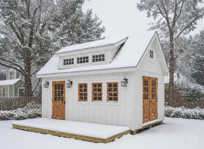 12x16 Garden Shed Plans With Loft (PDF)