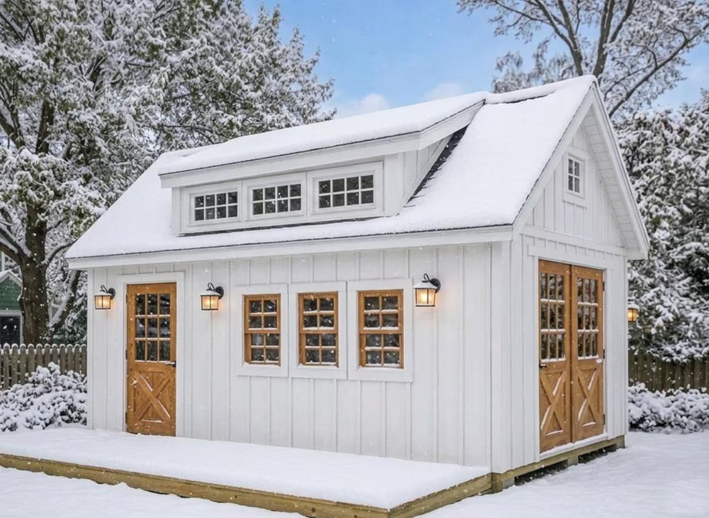 12x24 Garden Shed Plans With Loft (PDF)