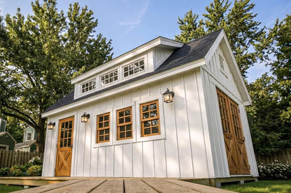 12x24 Garden Shed Plans With Loft (PDF)