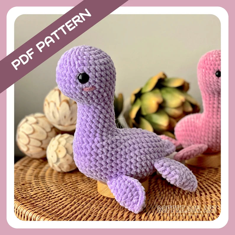 Plesiosaur Dinosaur Crochet Pattern