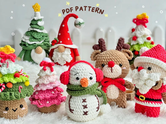 Christmas Bundle 7-in-1 Crochet Pattern PDF