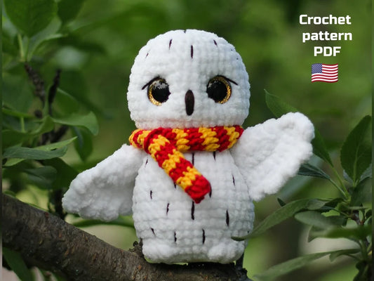 Snowy Owl Crochet Pattern