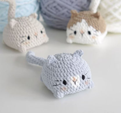 Cat Loaf Amigurumi Crochet Pattern Bundle – PDF