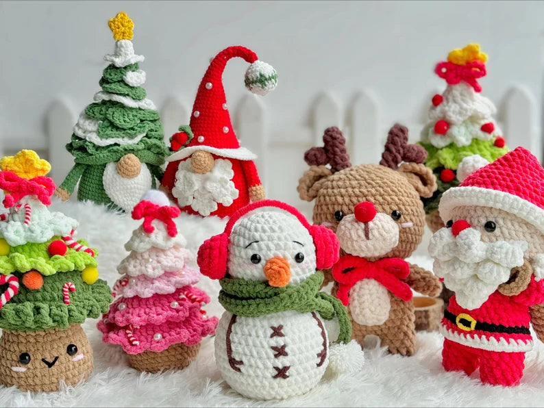 Christmas Bundle 7-in-1 Crochet Pattern PDF