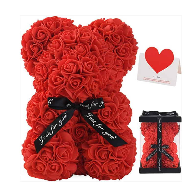 Valentines Rose Bear Gifts For Her