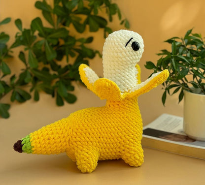 Cute BANANASAURUS Crochet Pattern PDF