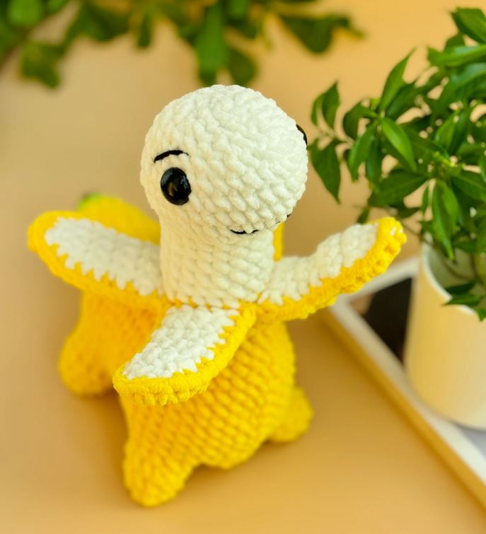 Cute BANANASAURUS Crochet Pattern PDF