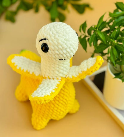 Cute BANANASAURUS Crochet Pattern PDF