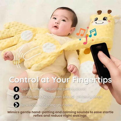 Electric Baby Sleep Patting Doll With Soothing Palm Remote Control