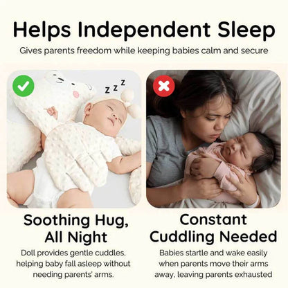 Electric Baby Sleep Patting Doll With Soothing Palm Remote Control