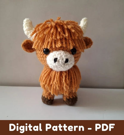Cow Crochet Pattern PDF