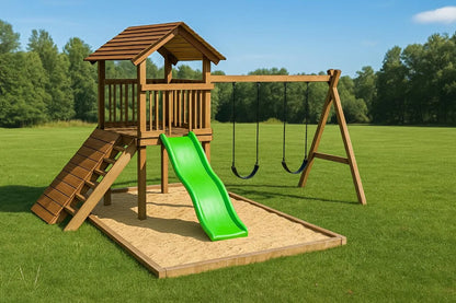 Backyard Kids Wooden Playhouse Plans