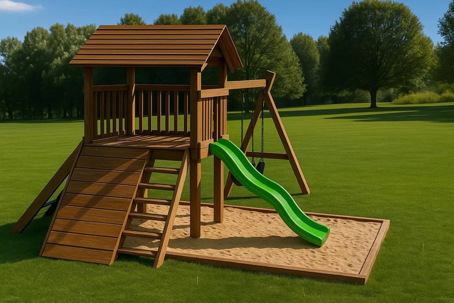 Backyard Kids Wooden Playhouse Plans