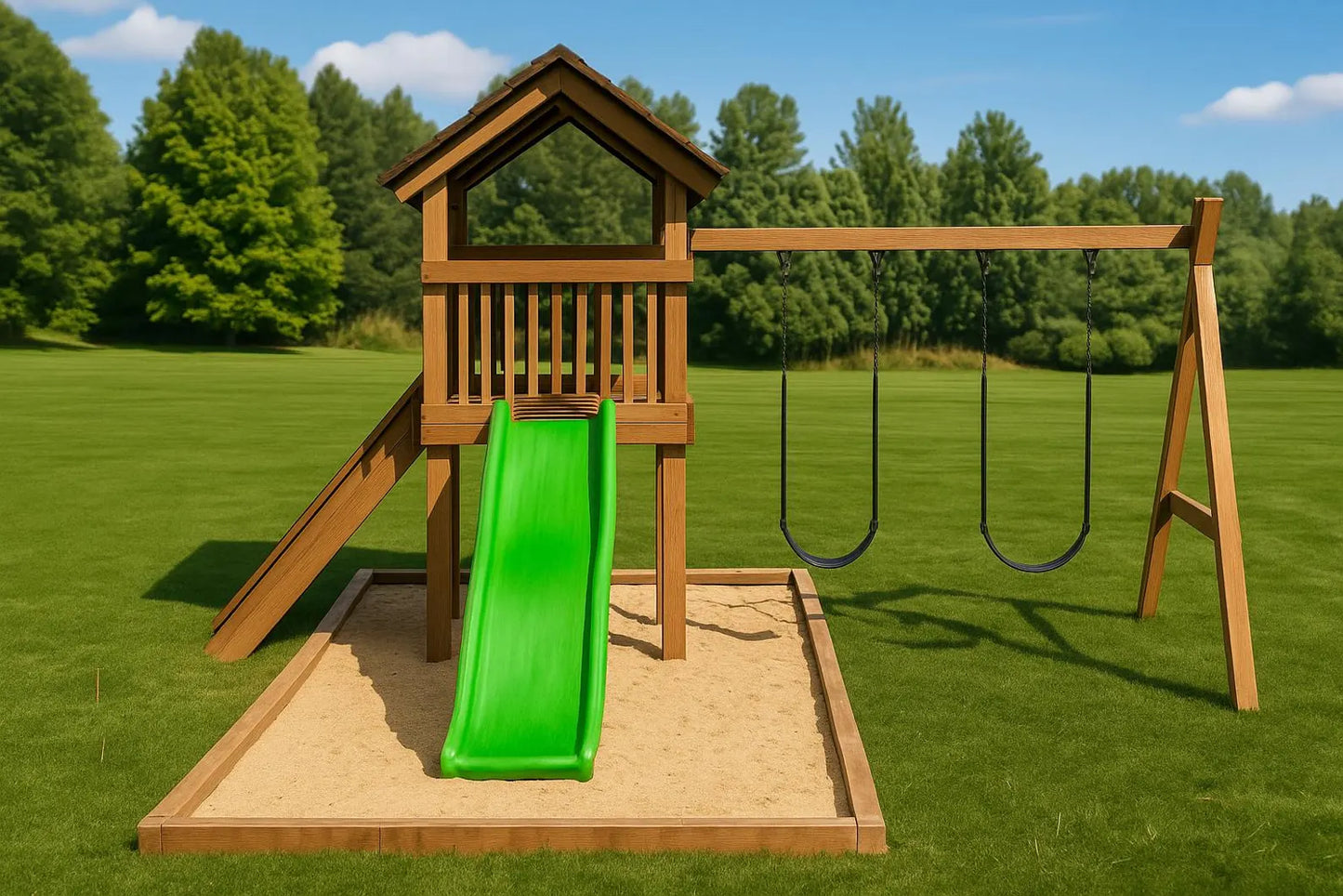 Backyard Kids Wooden Playhouse Plans