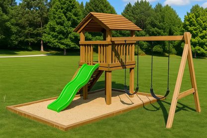Backyard Kids Wooden Playhouse Plans