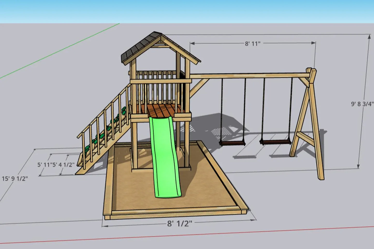 Backyard Kids Wooden Playhouse Plans