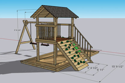 Backyard Kids Wooden Playhouse Plans