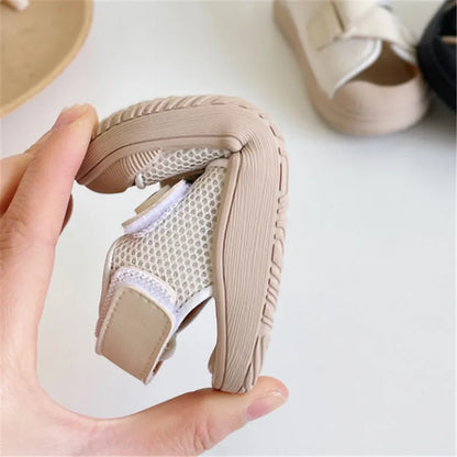 Baby Summer Sandals – Breathable Mesh Closed-Toe Shoes for Toddlers & Infants
