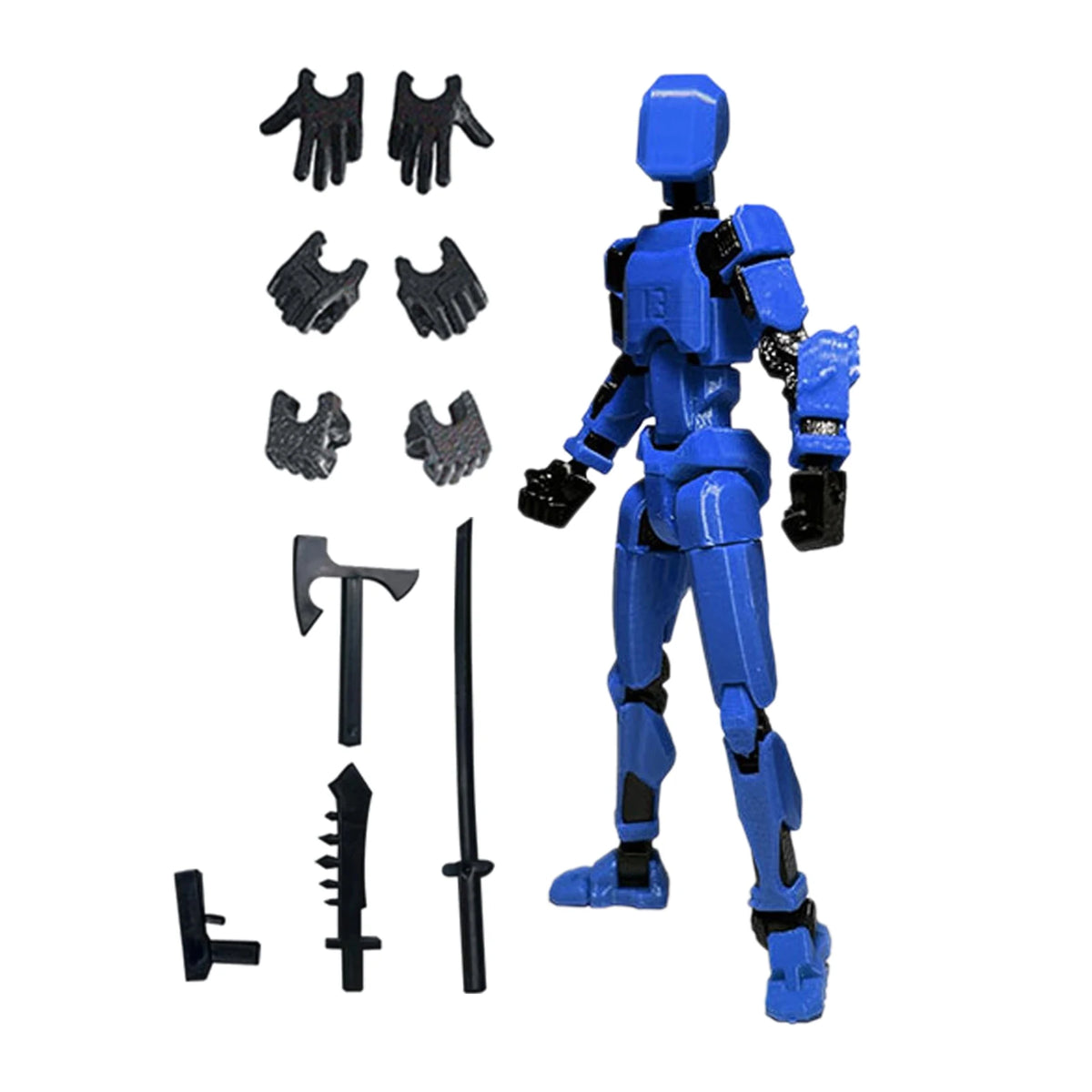 Titan T13 Transforming Action Figure Robot Set – Multi-Jointed Movable Hero and Dog Toy for Kids