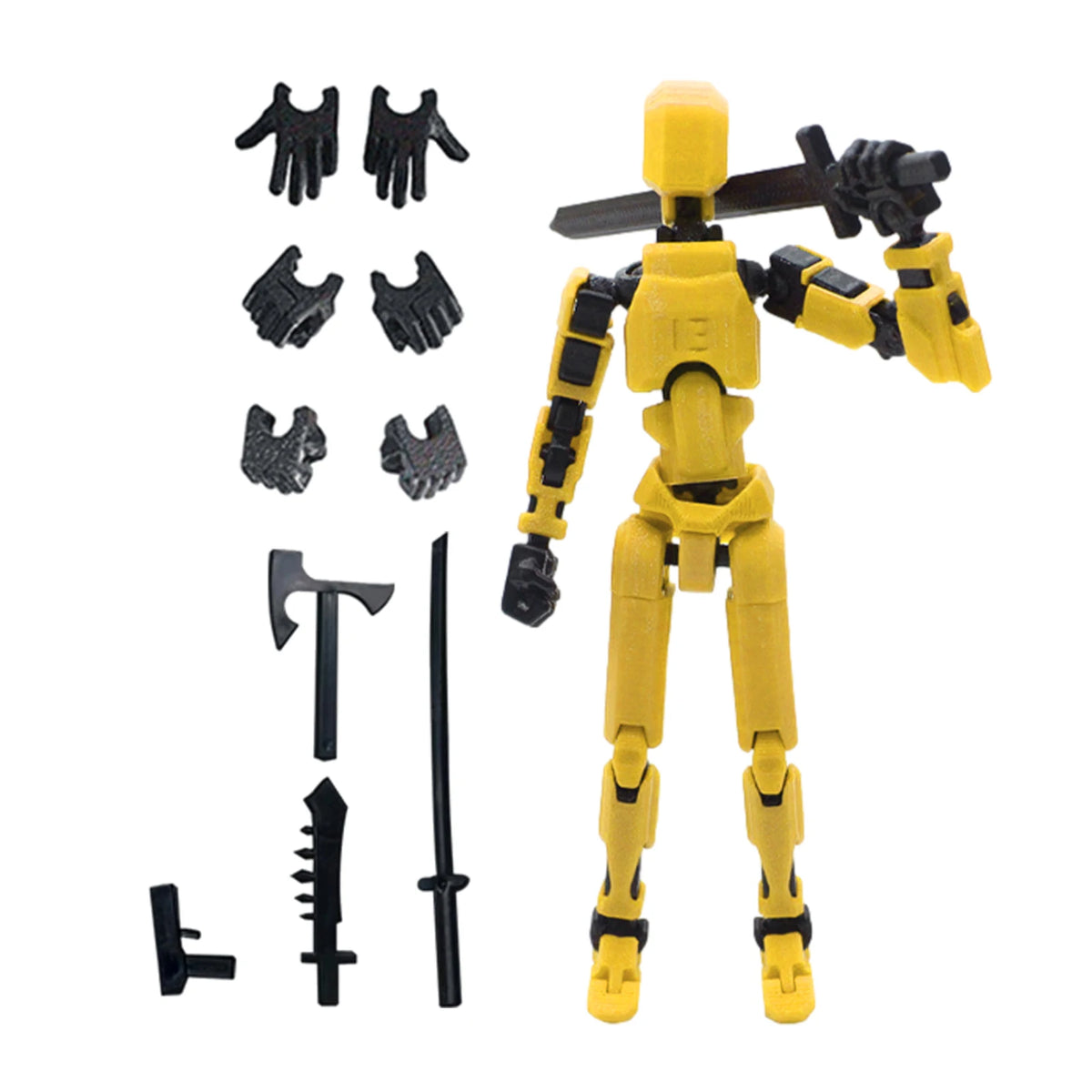 Titan T13 Transforming Action Figure Robot Set – Multi-Jointed Movable Hero and Dog Toy for Kids