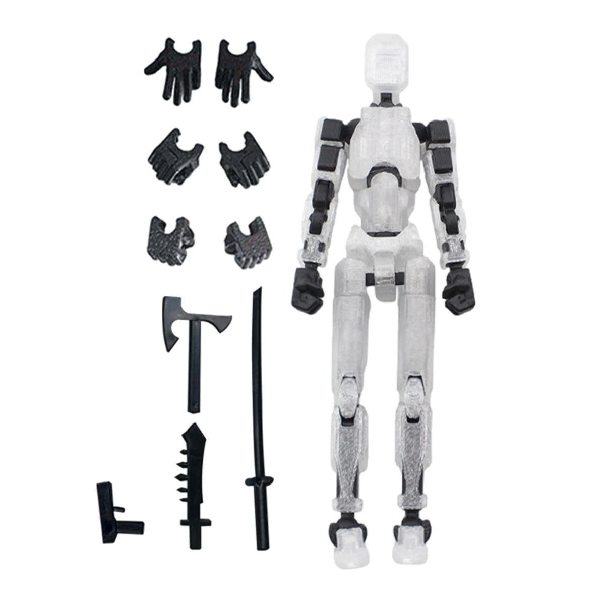 Titan T13 Transforming Action Figure Robot Set – Multi-Jointed Movable Hero and Dog Toy for Kids