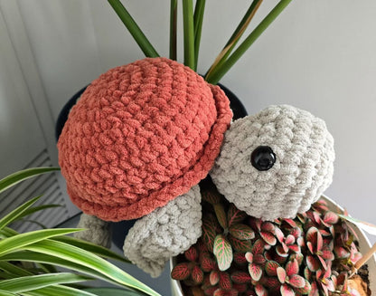 Medium No-Sew Sea Turtle Crochet Pattern | Amigurumi Turtle Plush | Instant PDF Download