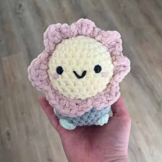 Flower Amigurumi Crochet Pattern – 2-in-1 Crochet Plushie PDF Pattern