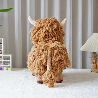 Big Highland Cow Crochet Pattern PDF