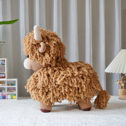 Big Highland Cow Crochet Pattern PDF