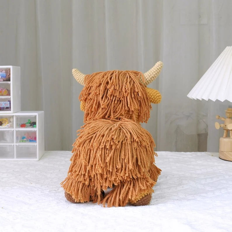 Big Highland Cow Crochet Pattern PDF