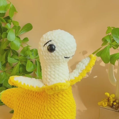 Cute BANANASAURUS Crochet Pattern PDF